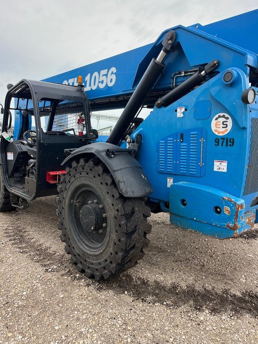 2018 Genie GTH-1056 Genie GTH-1056 w/Open ROPS, Solid Tires, Work Light/Beacon, 60" Carriage and Forks