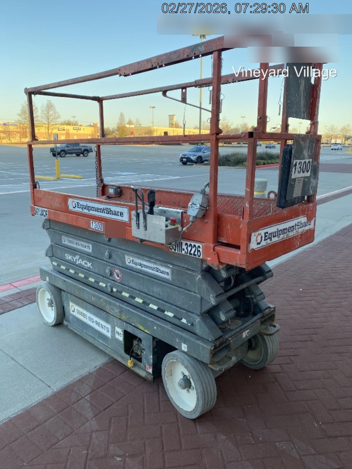 2016 Skyjack SJIII-3226 26' Scissor Lift