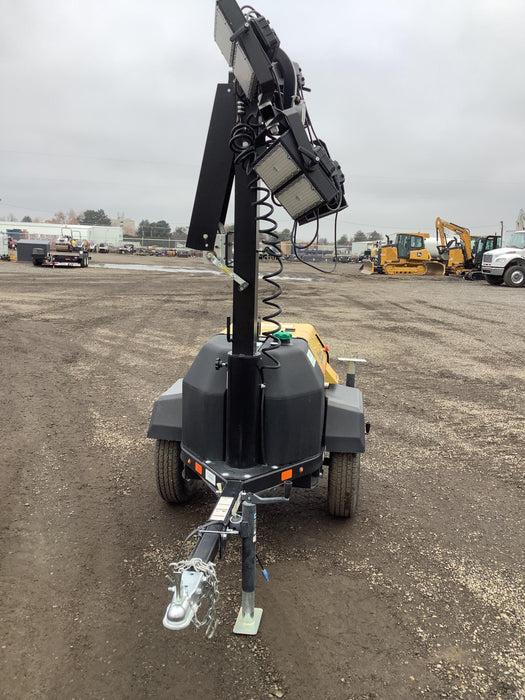 2020 Allmand NLV3GR (4) LED Light Fixture 350W, 23' Vertical Mast, 3kW Prime, Towable, Deep Sea L401, Leveling Jacks, Yanmar T4F 5.8hp