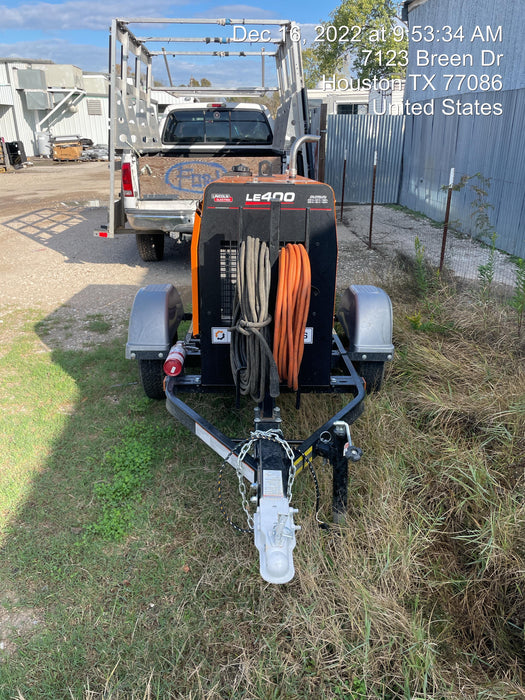 2022 Lincoln Electric LE400 Kubota V1505, Trlr, Cable Rack, Light Kit, ES Decals, T3