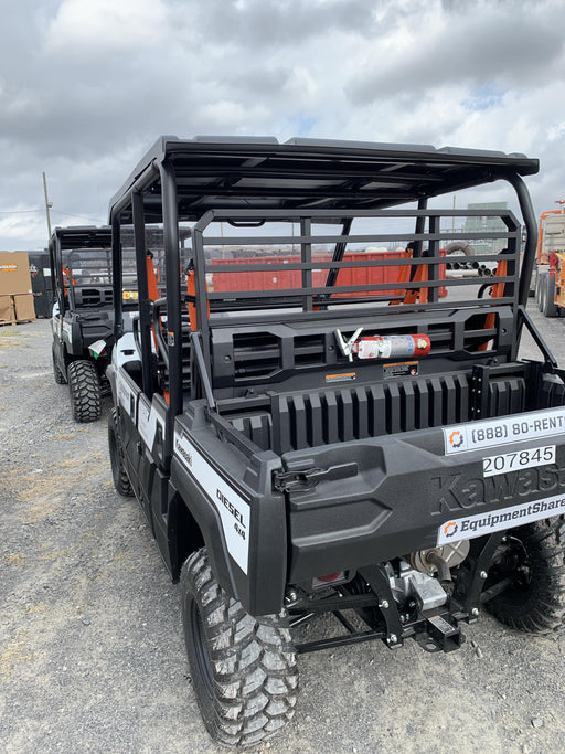 2022 Kawasaki Mule PRO-DXT Standard Options, Backup Alarm, Beacon, Plastic Hard Top, Poly Windshield, Horn Kit