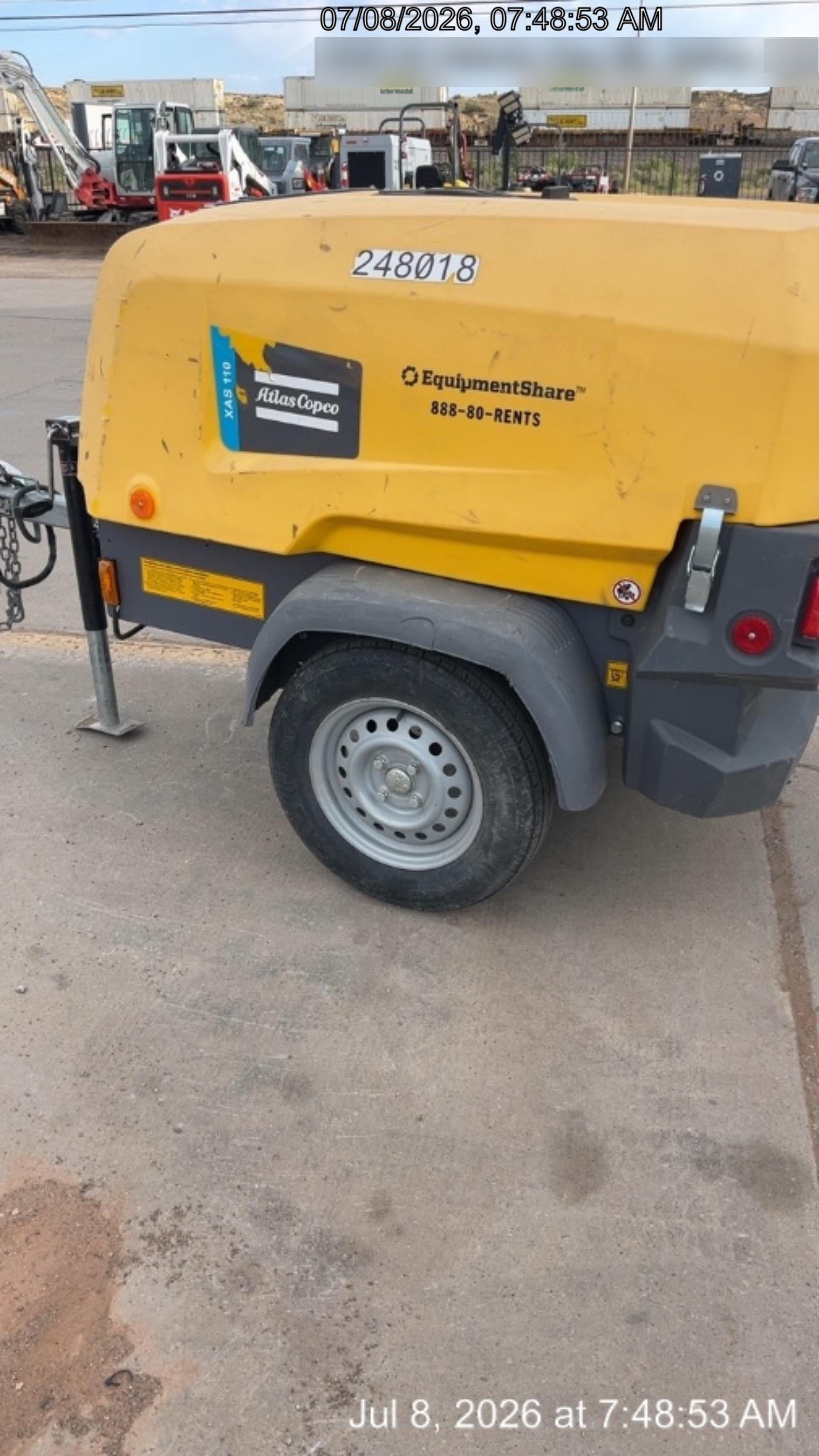 2022 ATLAS COPCO XAS 110