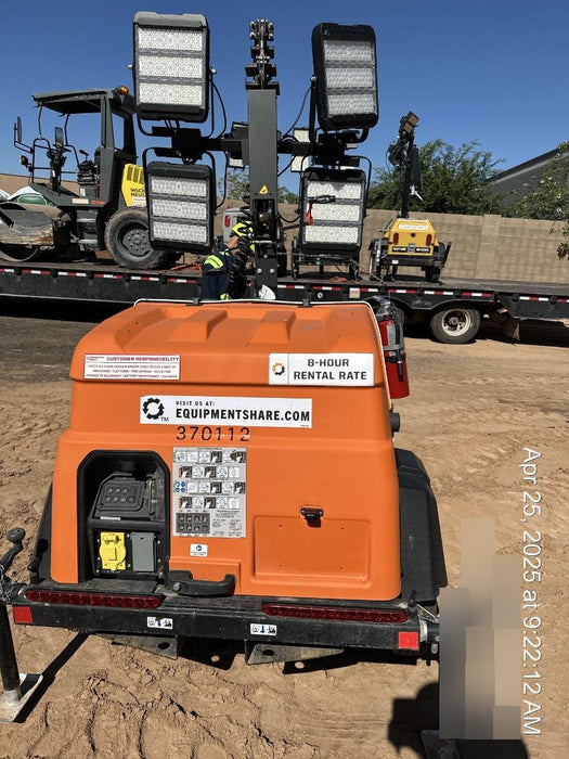 2023 Generac MLT2 Diesel, Flex Switch 120V Input, Powerzone Controller, 
(4) 320W LED Lights, 4kW Generator, 39.9 Gal Fuel Tank, 2" Ball, T3