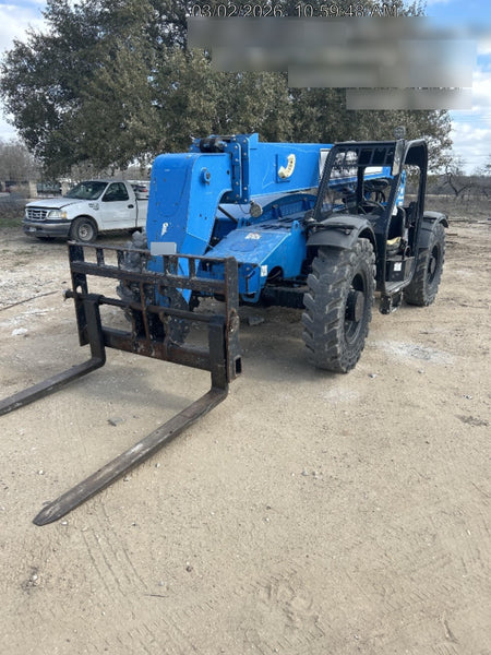 2019 Genie GTH-844 Canopy, Solid RT Tires, LED Work Lights, Beacon 60" QA Carriage, 48" Forks