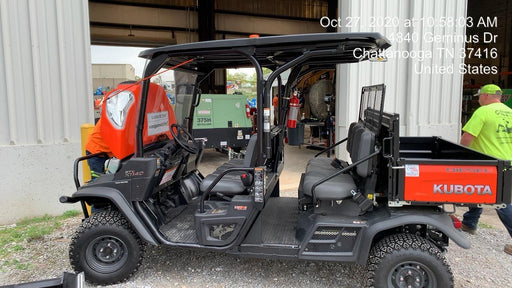 Kubota RTV-X1140W-H 4WD, LED Strobe, Windshield Acrylic Clear, Plastic Canopy, Wire Harness Kit, Backup Alarm
