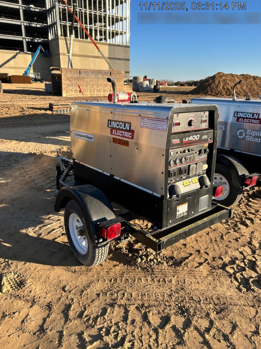 2024 Lincoln Electric LE400 Kubota V1505, Trlr, Cable Rack, Light Kit, ES Decals, T3