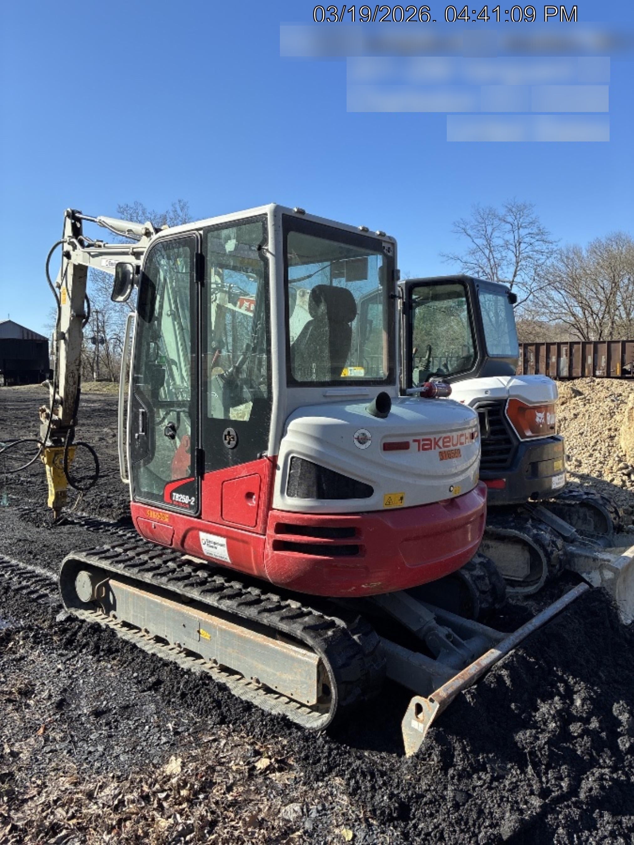 2023 TAKEUCHI TB250-2CR
