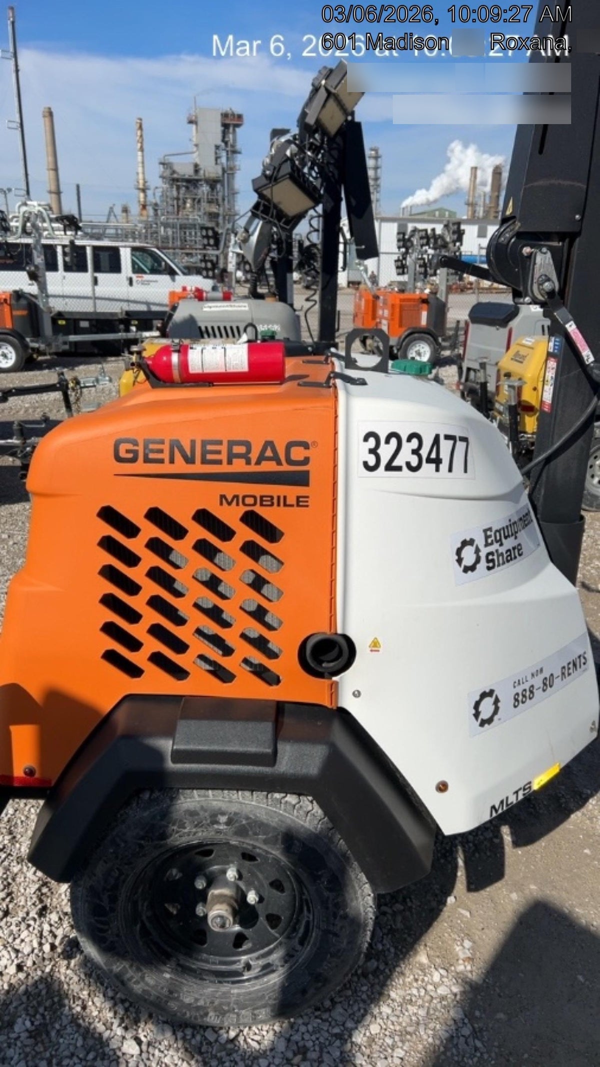 2023 Generac MLT2 Diesel, Flex Switch 120V Input, Powerzone Controller, (4) 320W LED Lights, 4kW Generator, 39.9 Gal Fuel Tank, 2" Ball, T3