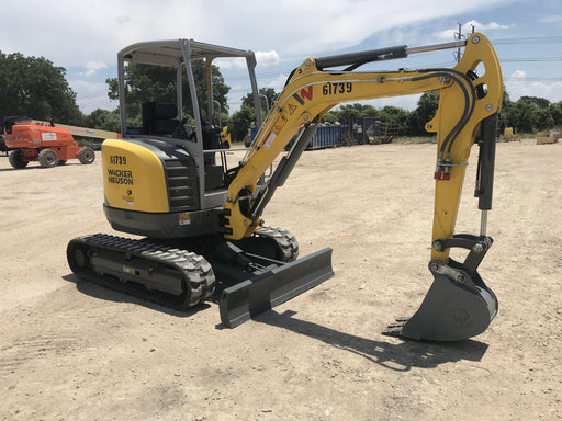 2019 Wacker Neuson EZ26 MX, Trk, Long, Canopy w/Manual Coupler, 3-40mm Pin Kits, 12"/18"/24" Pin on Buckets