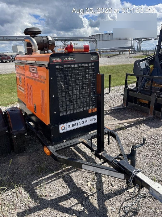2021 Lincoln Electric Vantage 549X Ready Pak 3, ORANGE (includes trailer, cable rack, fender light kit)