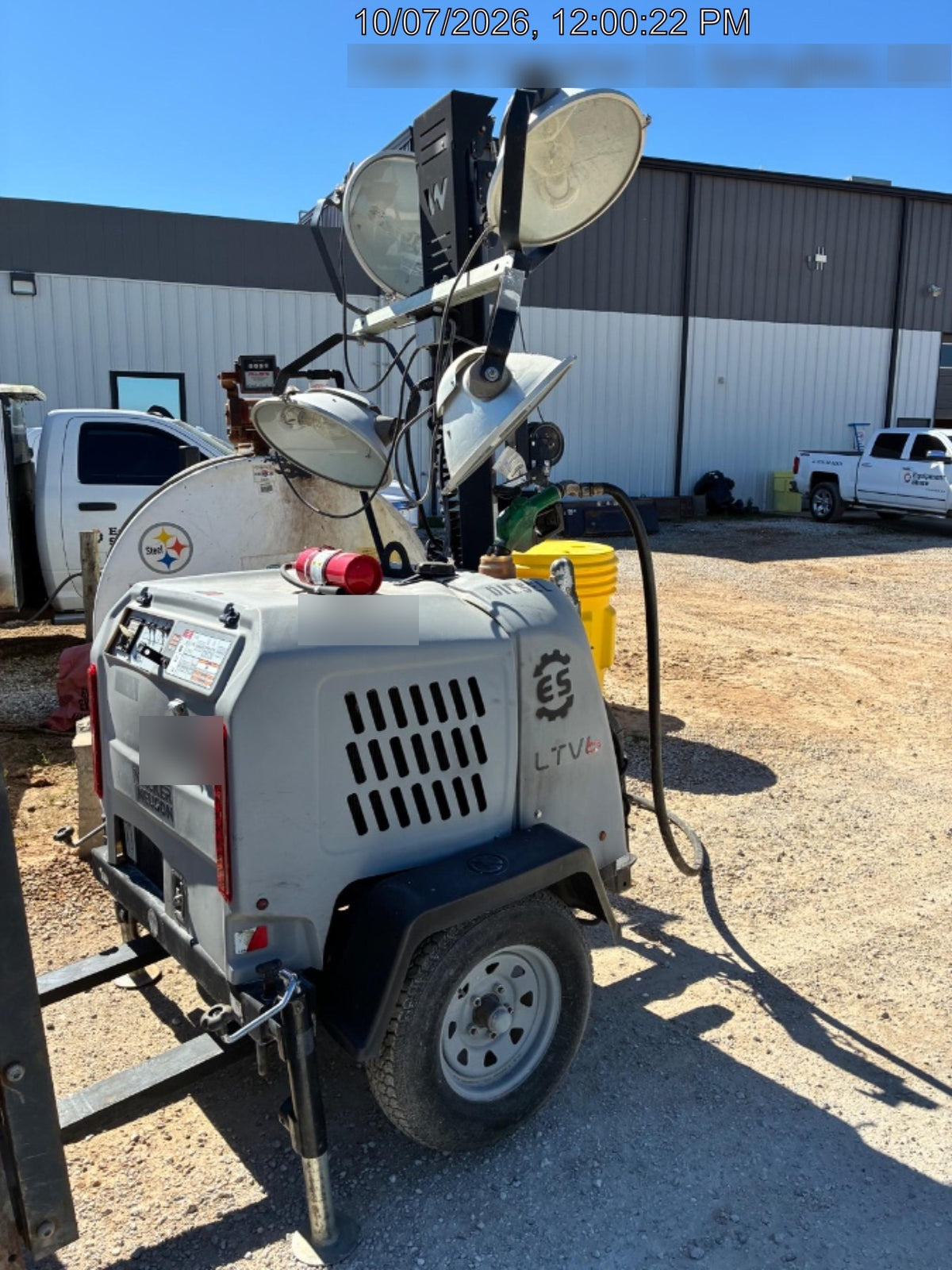 2018 Wacker Neuson LTV6L-MH Wacker Neuson LTV6L Mobile Light Tower w/Fuel Level Sensor Installed