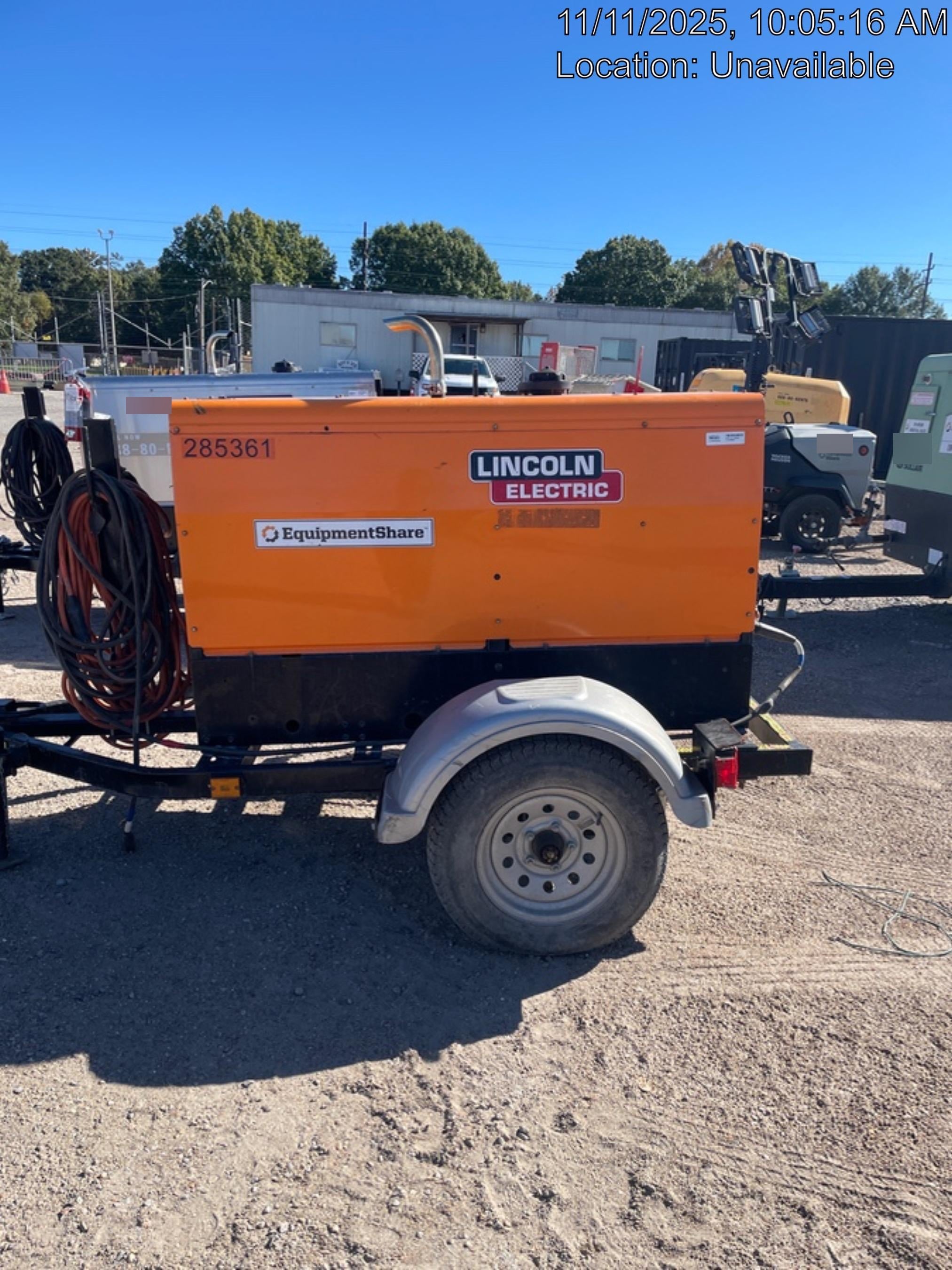 2022 Lincoln Electric LE400 Kubota V1505, Trlr, Cable Rack, Light Kit, ES Decals, T3