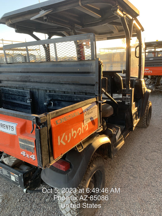 2022 Kubota RTV-X1140W-H Plastic Canopy, Windshield Acrylic Clear, LED Strobe Light, Wire Harness Kit, Back up Alarm