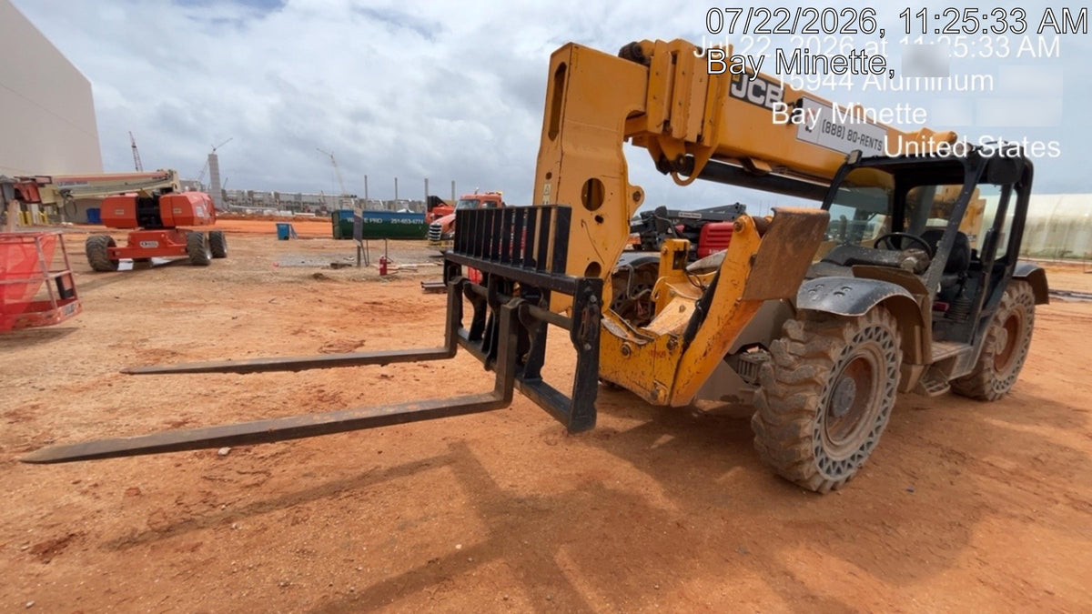 2020 JCB 510-56 Canopy, Solid Tires, Work Lights, Beacon, Aux Hydraulics, Back up Alarm, Lifting Eye, ES Decals