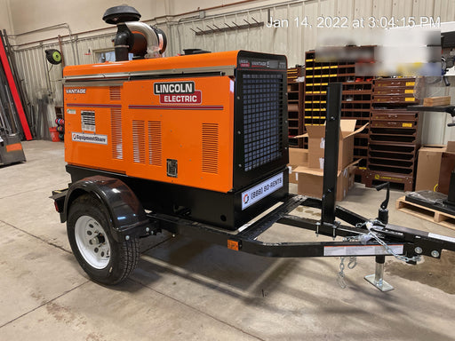 2021 Lincoln Electric Vantage 549X Ready Pak 3, ORANGE (includes trailer, cable rack, fender light kit)