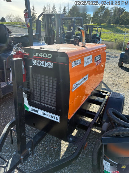 2023 Lincoln Electric LE400 Kubota V1505, Trlr, Cable Rack, Light Kit, ES Decals, T3