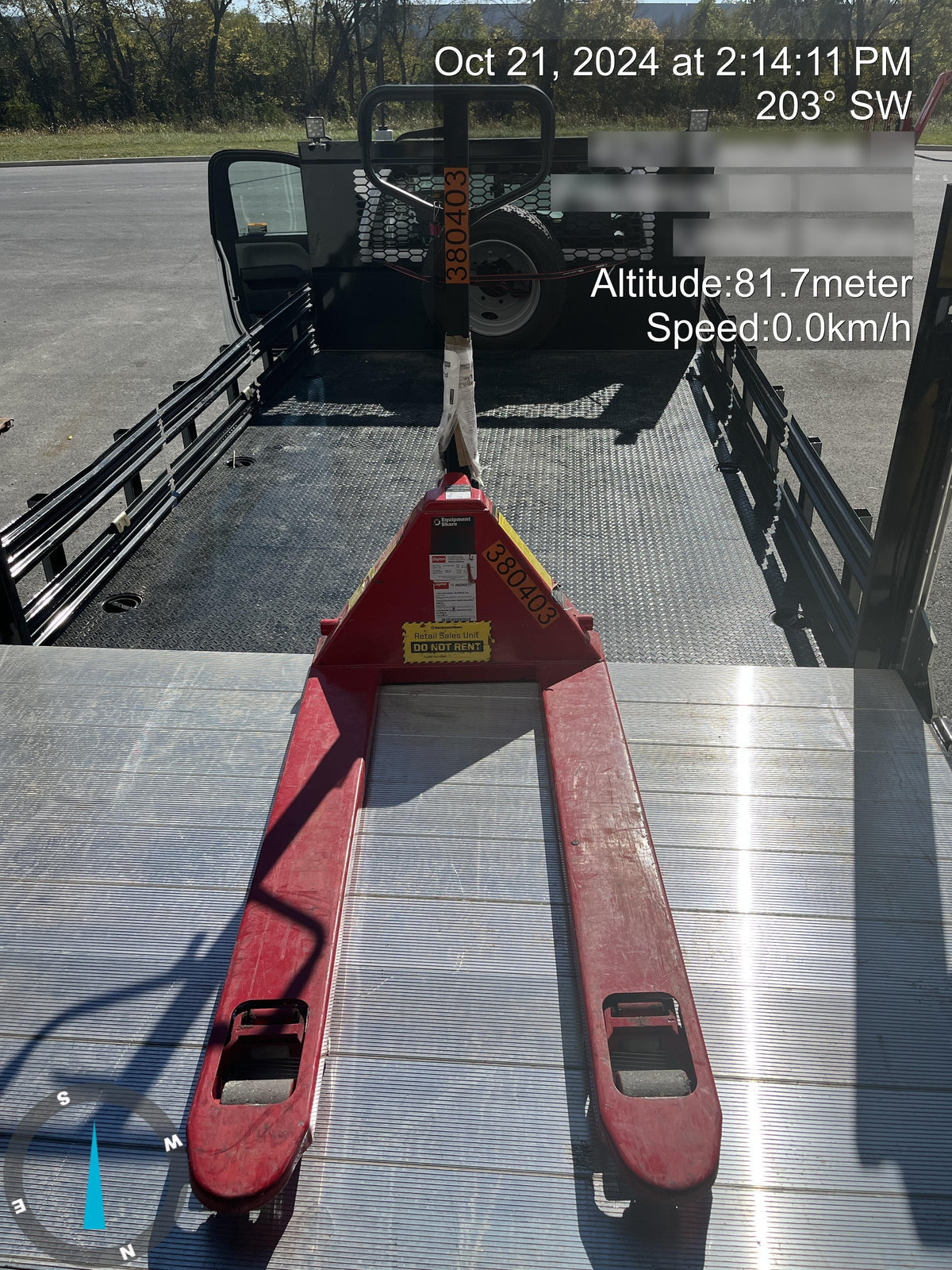 2022 DAYTON 5500 lb Pallet Jack