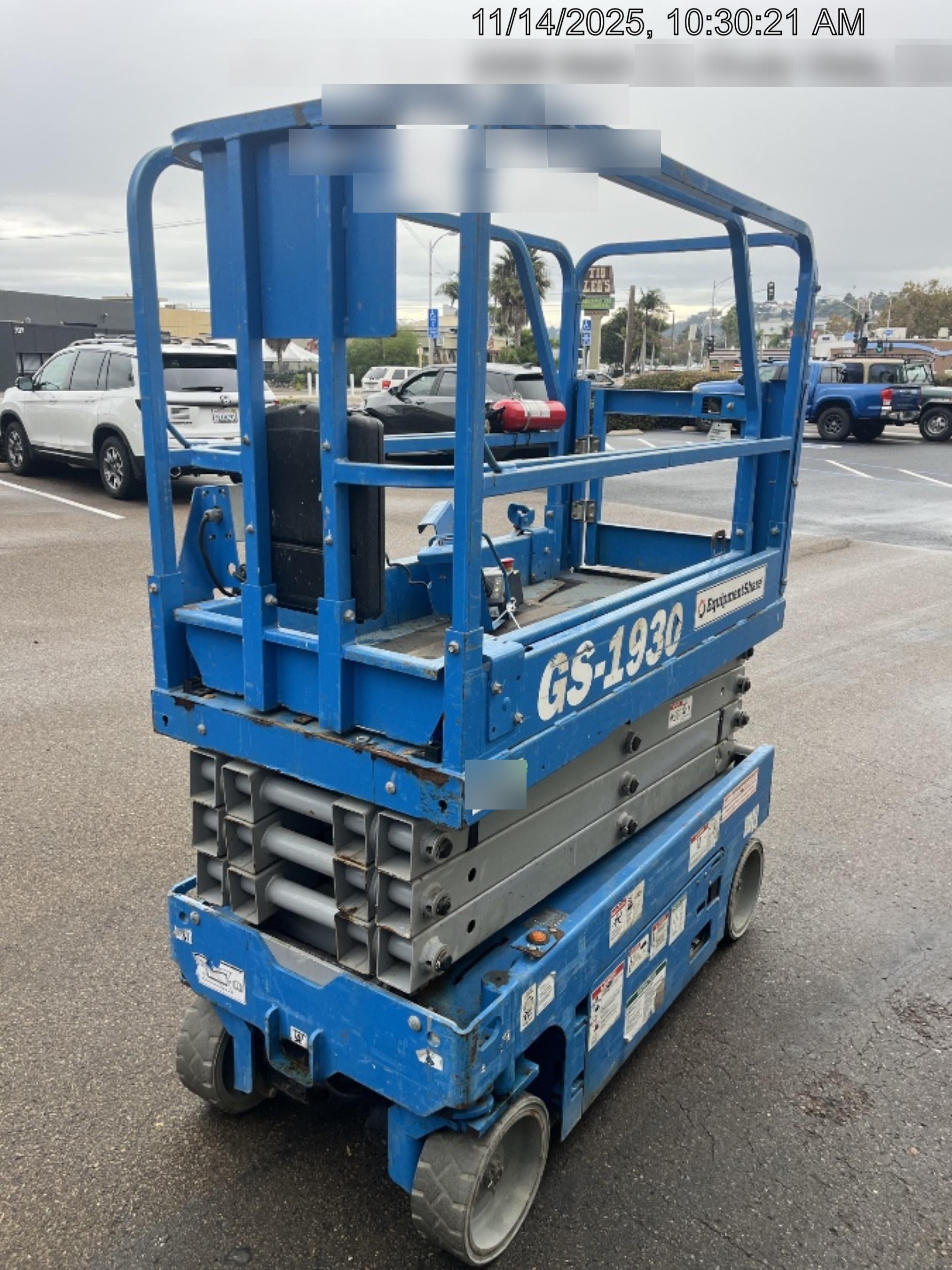 2019 Genie GS-1930 Half Height Swing Gate, 800W Inverter