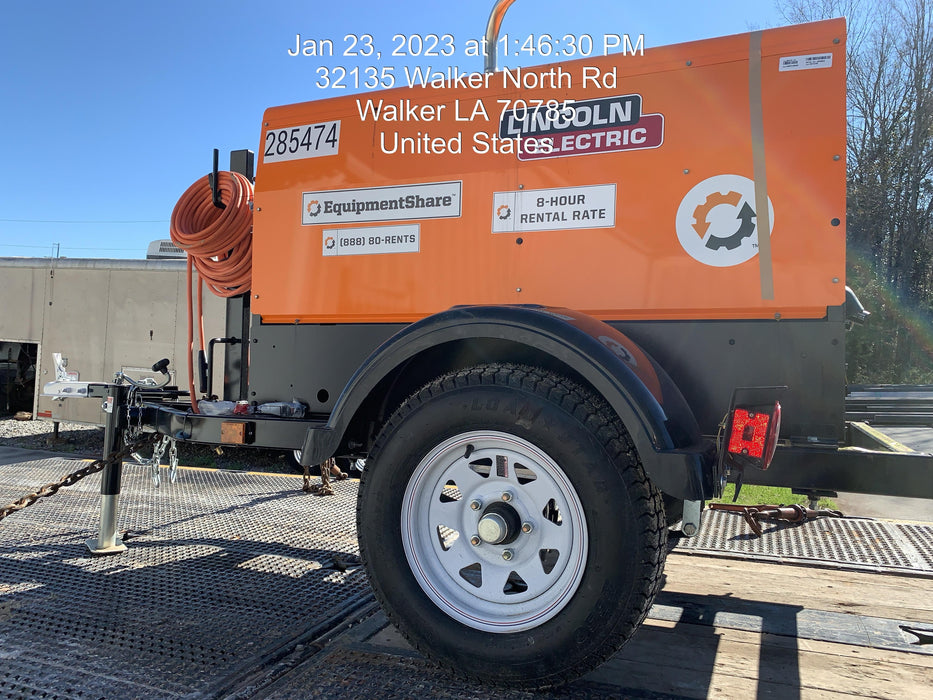 2022 Lincoln Electric LE400 Kubota V1505, Trlr, Cable Rack, Light Kit, ES Decals, T3