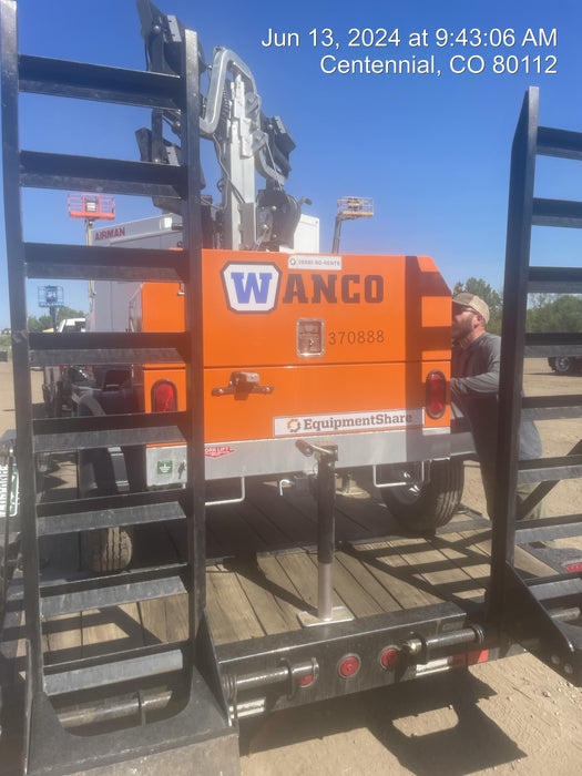 2023 Wanco WLTT-4MM4K Diesel, Deep Sea Controller, Shore Power Plug, Auto Start, (4) 350W LED Floodlights, 4kW Generator, 60 Gal Fuel Tank, 2" Ball, T3