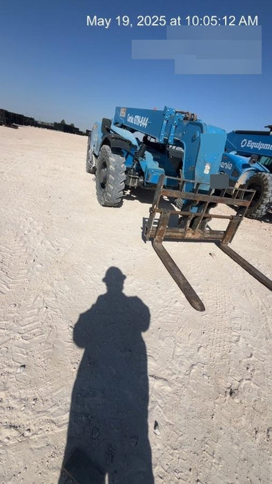 2018 Genie GTH-844 Genie GTH-844D w/Open ROPS, Solid Tires, Work Light/Beacon, 60" Carriage and Forks