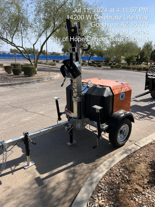 2024 Wanco WLTT-4MM4K Diesel, Deep Sea Controller, Shore Power Plug, Auto Start, (4) 350W LED Floodlights, 4kW Generator, 60 Gal Fuel Tank, 2" Ball, T3