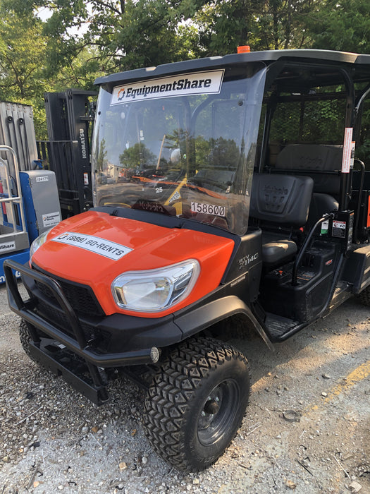 2021 Kubota RTV-X1140W-H Plastic Canopy, Windshield Acrylic Clear, LED Strobe Light, Wire Harness Kit, Back up Alarm