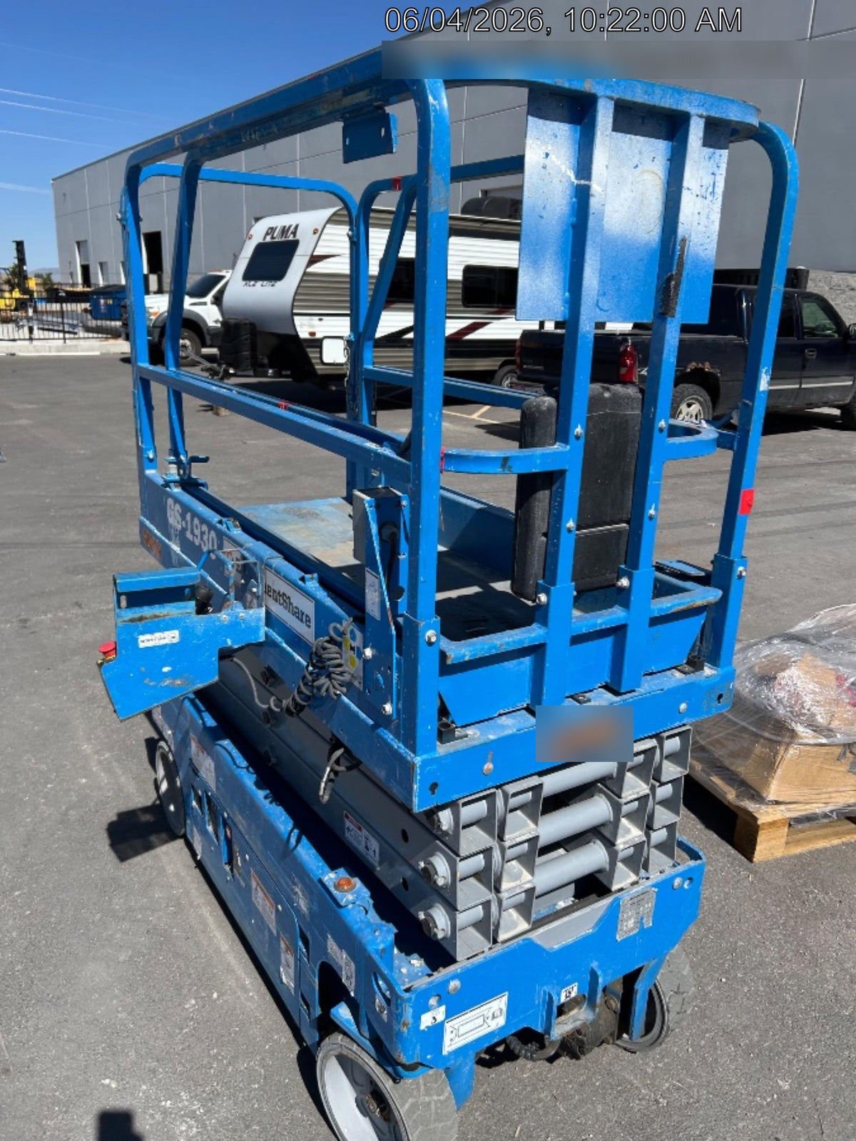2019 Genie GS-1930 Fixed rails with chain Entry