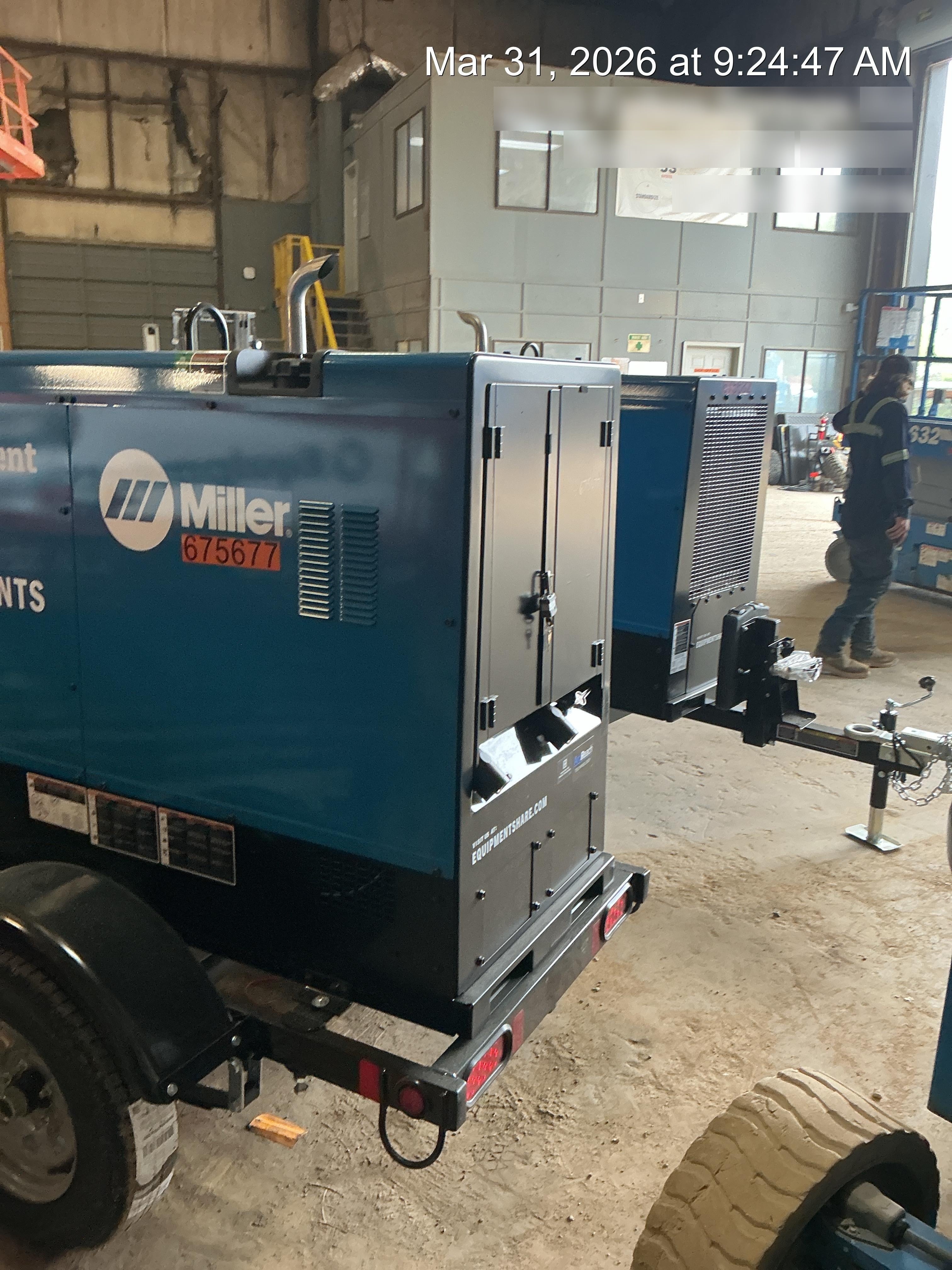 2026 MILLER ELECTRIC BIG BLUE 500