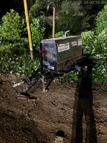 2018 Lincoln Electric Vantage 322 Lincoln Vantage 322 Welder Ready Pak 3 - Vantage 322, Trailer, Fender and light kit, Cable rack