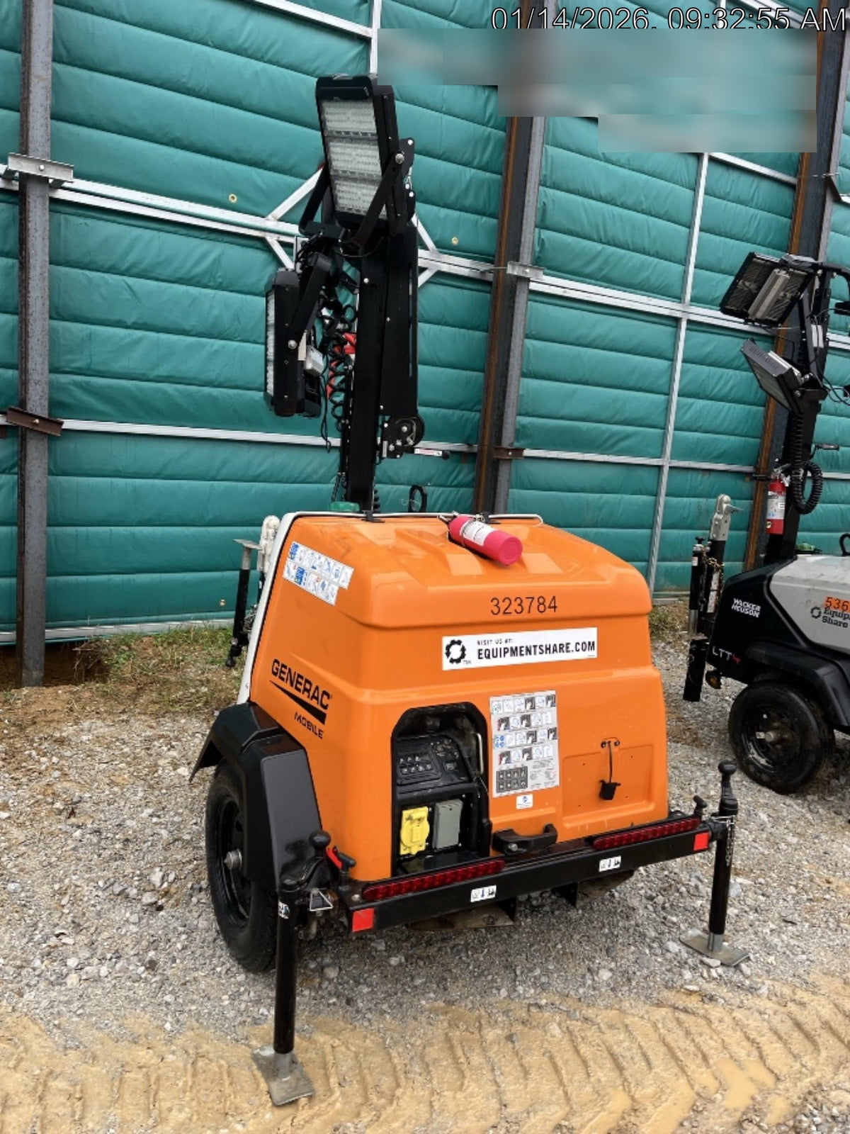 2023 Generac MLT2 Diesel, Flex Switch 120V Input, Powerzone Controller, (4) 320W LED Lights, 4kW Generator, 39.9 Gal Fuel Tank, 2" Ball, T3