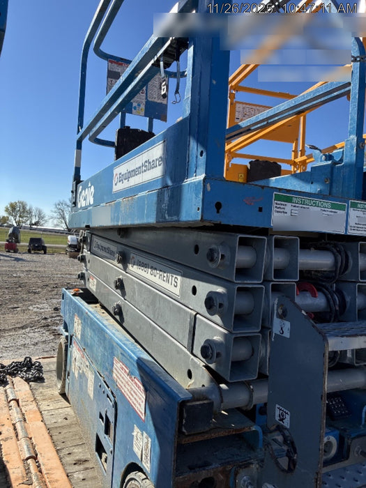 2019 Genie GS-1930 Fixed Rails with Chain Entry