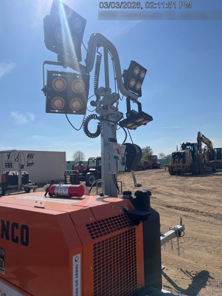 2024 Wanco WLTT-4MM4K Diesel, Deep Sea Controller, Shore Power Plug, Auto Start, (4) 350W LED Floodlights, 4kW Generator, 60 Gal Fuel Tank, 2" Ball, T3