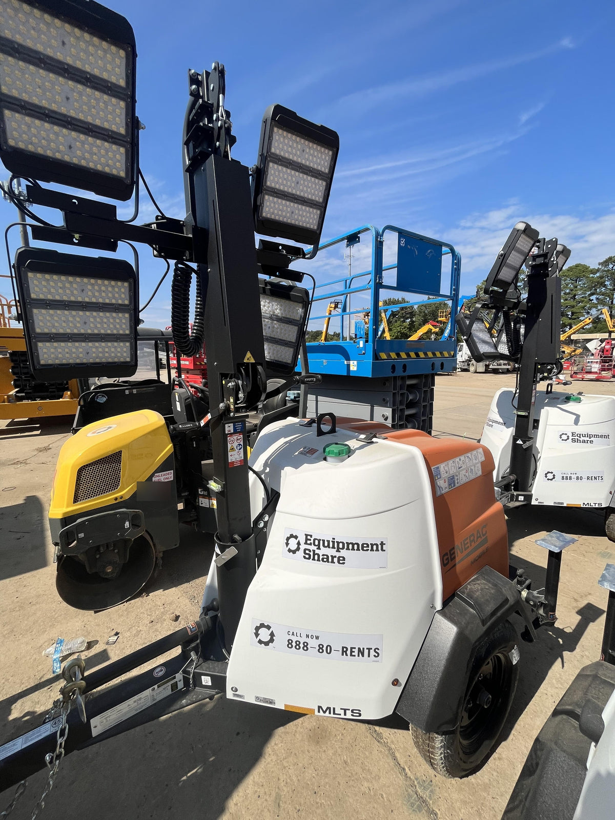 2023 Generac MLT2 Diesel, Flex Switch 120V Input, Powerzone Controller, (4) 320W LED Lights, 4kW Generator, 39.9 Gal Fuel Tank, 2" Ball, T3