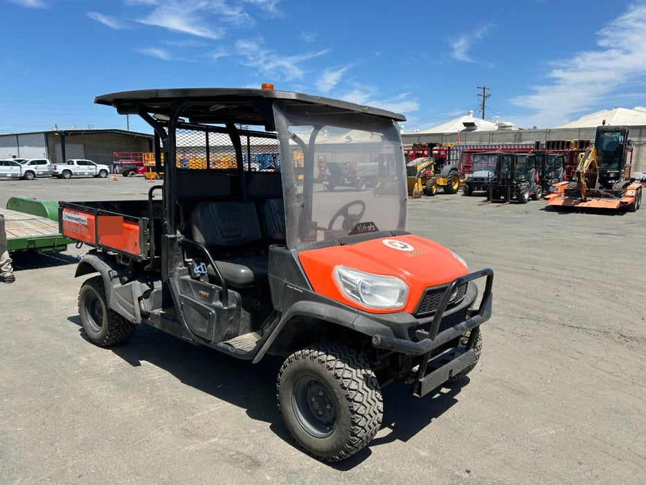 2022 Kubota RTV-X1140W-H Plastic Canopy, Windshield Acrylic Clear, LED Strobe Light, Wire Harness Kit, Back up Alarm
