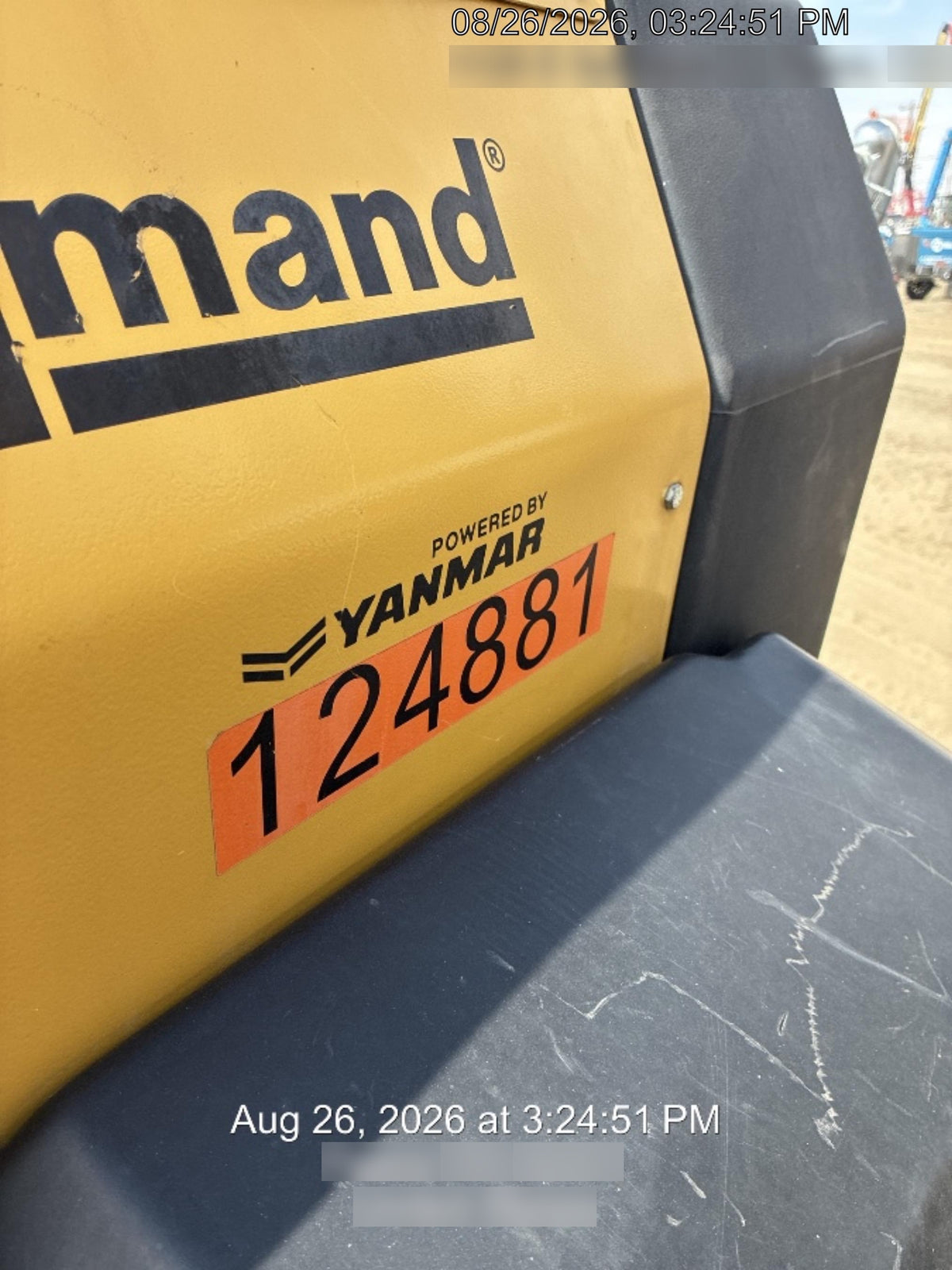 Allmand NLV3GR (4) LED Light Fixture 350W, 23' Vertical Mast, 3kW Prime, Towable, Deep Sea L401, Leveling Jacks, Yanmar T4F 5.8hp