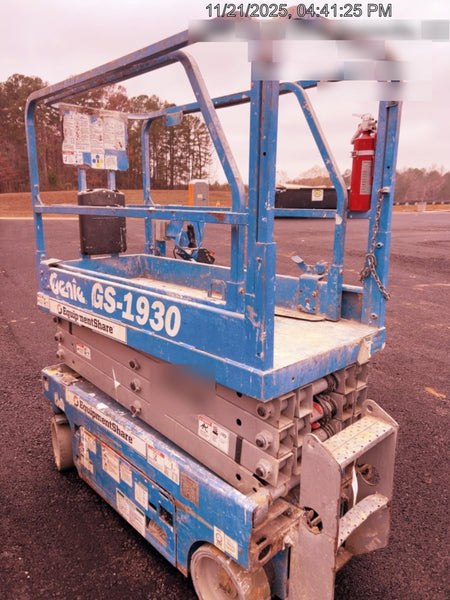 2018 Genie GS-1930 Genie GS-1930 Scissor Lift w/Standard Options