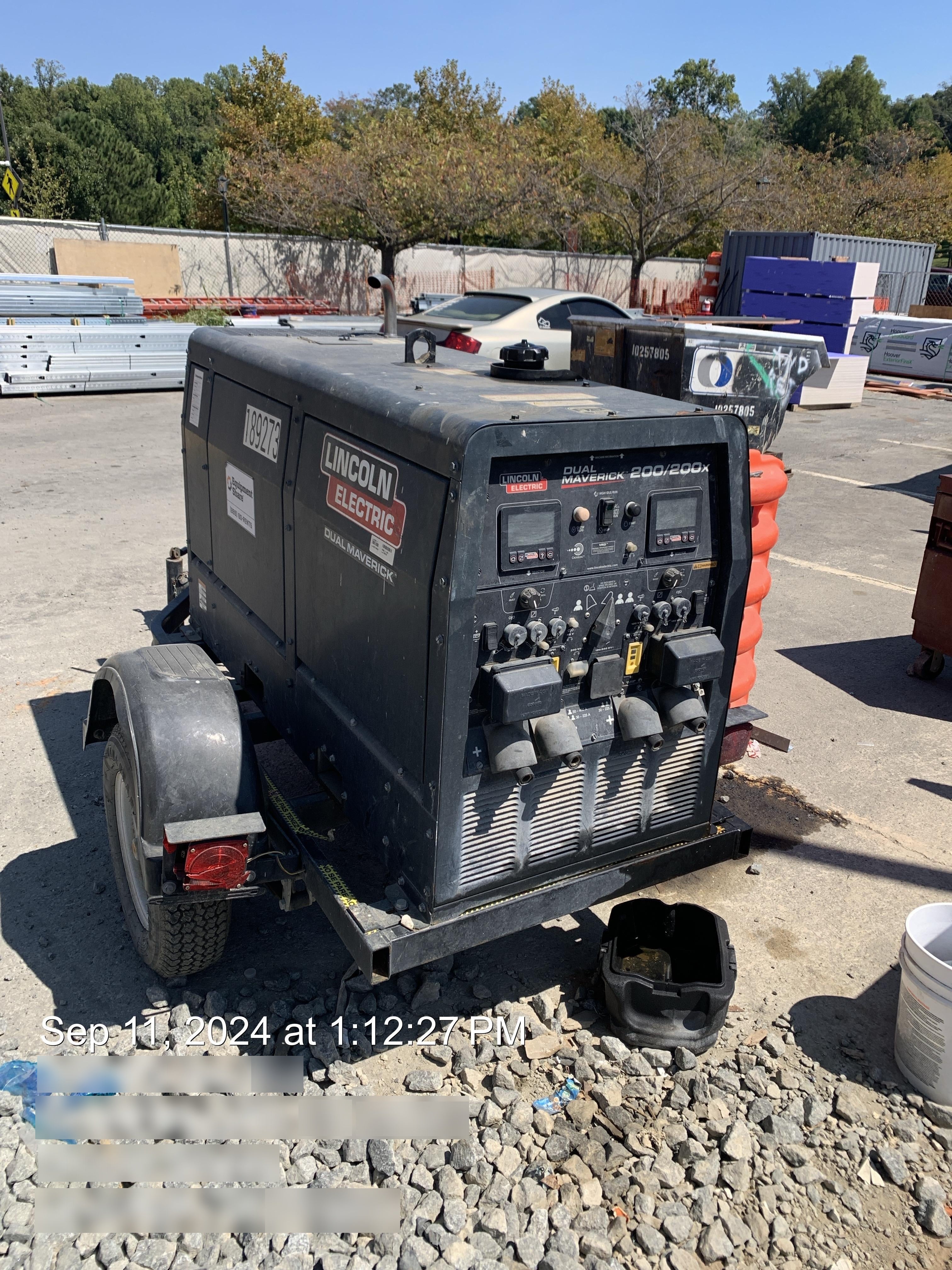 2021 Lincoln Electric Dual Maverick 200/200X Ready Pak 3, Includes Trailer, Cable Rack, Fender Light Kit