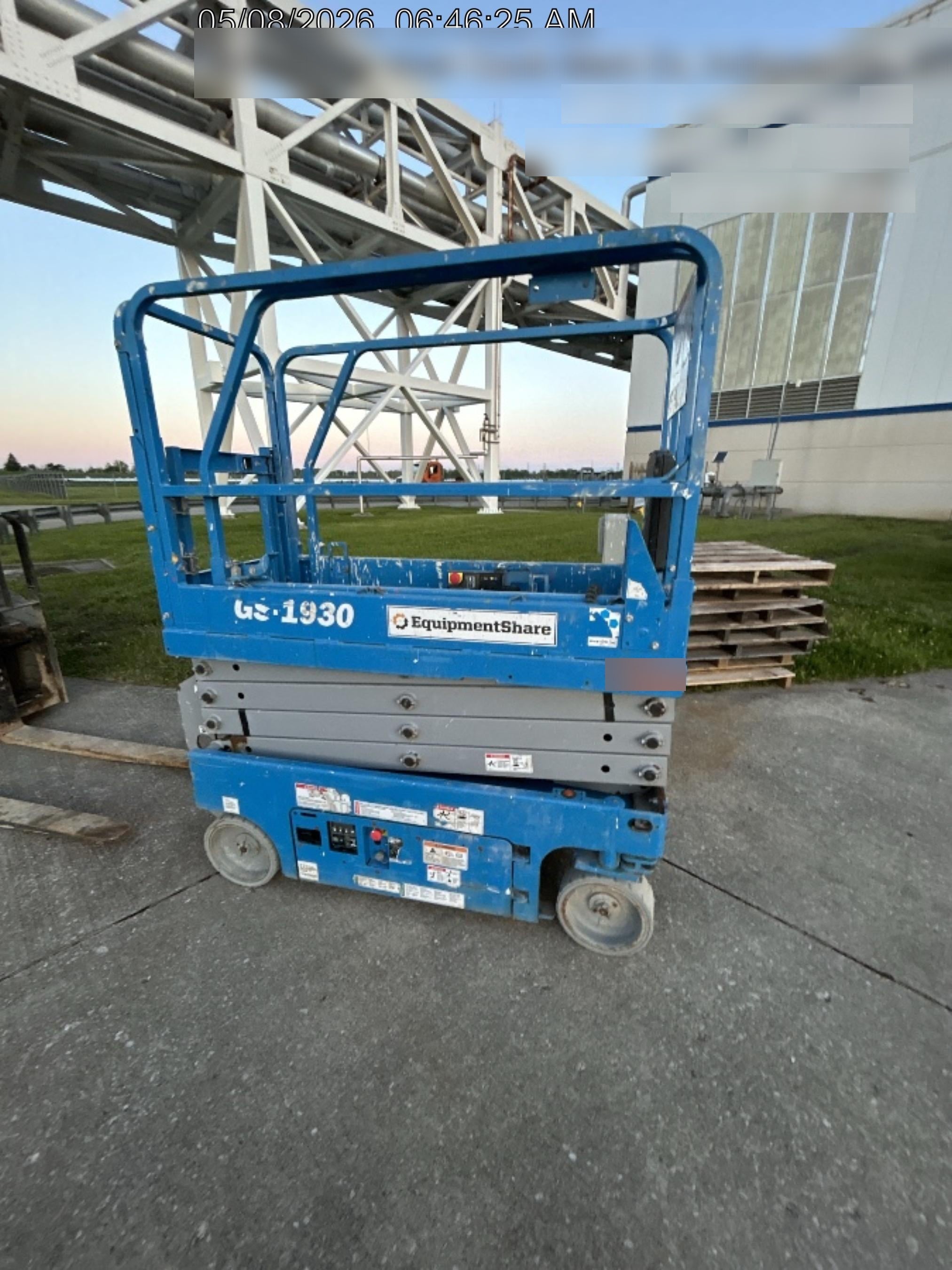 2020 Genie GS-1930 Solid Non Marking Tires, Beacon, Folding rails with half height swing gate
