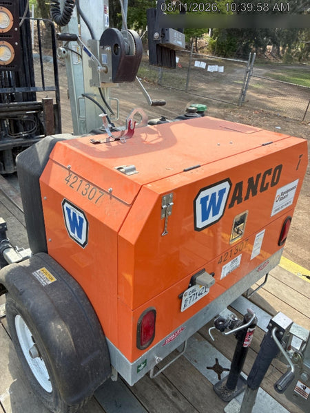 2024 Wanco WLTT-4MM4K Diesel, Deep Sea Controller, Shore Power Plug, Auto Start, (4) 350W LED Floodlights, 4kW Generator, 60 Gal Fuel Tank, 2" Ball, T3
