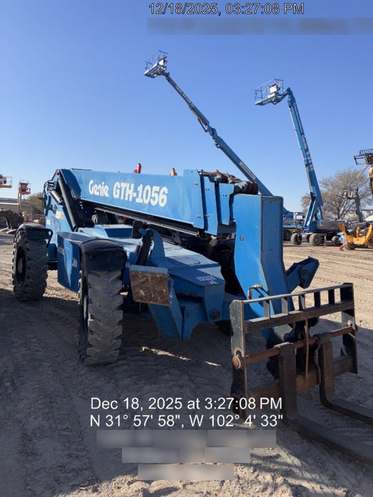 2017 Genie GTH-1056 Genie GTH1056, Solid Tires, 60" carriage, Light Kit, Open ROPS