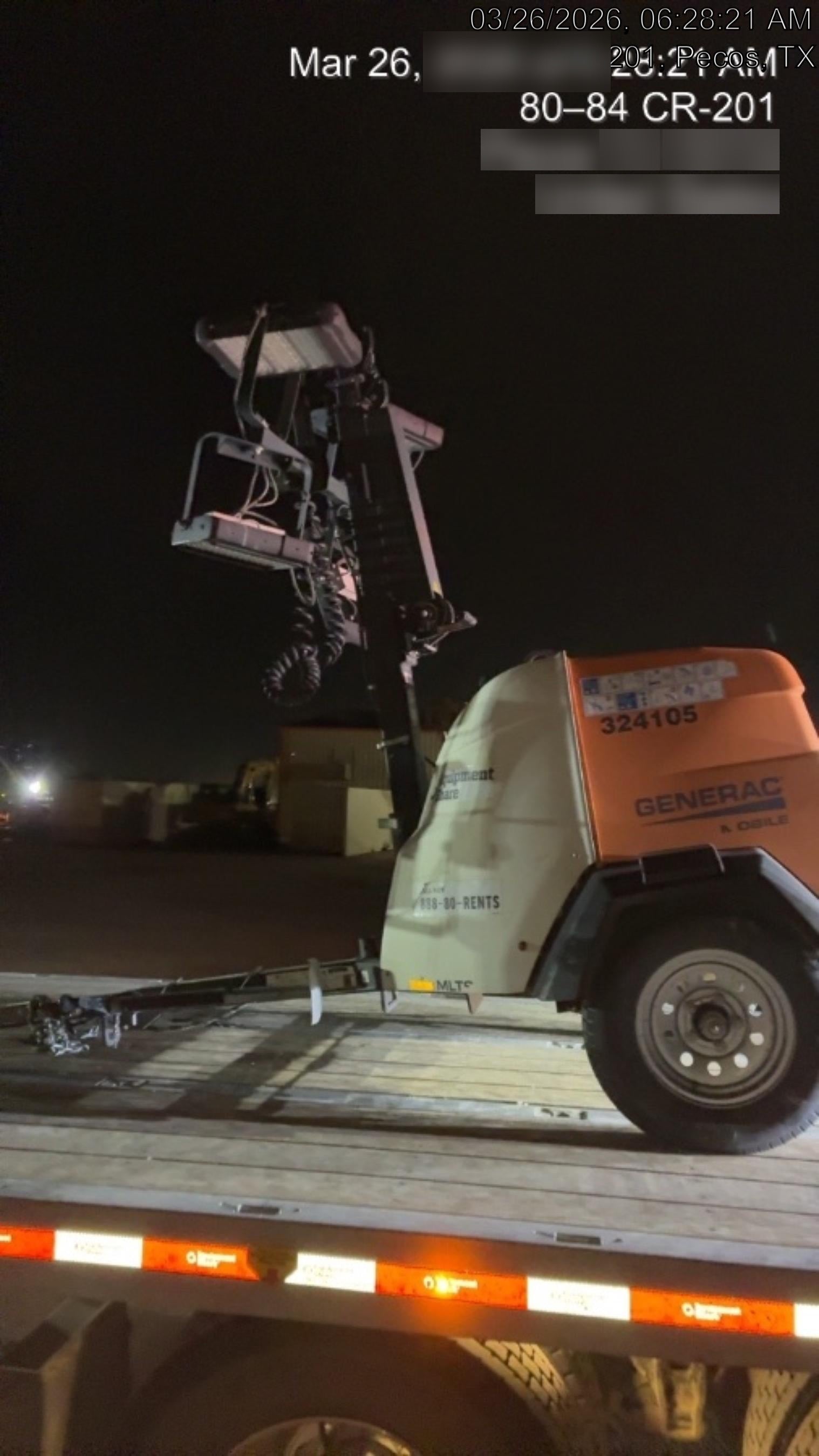 2023 Generac MLT2 Diesel, Flex Switch 120V Input, Powerzone Controller, (4) 320W LED Lights, 4kW Generator, 39.9 Gal Fuel Tank, 2" Ball, T3