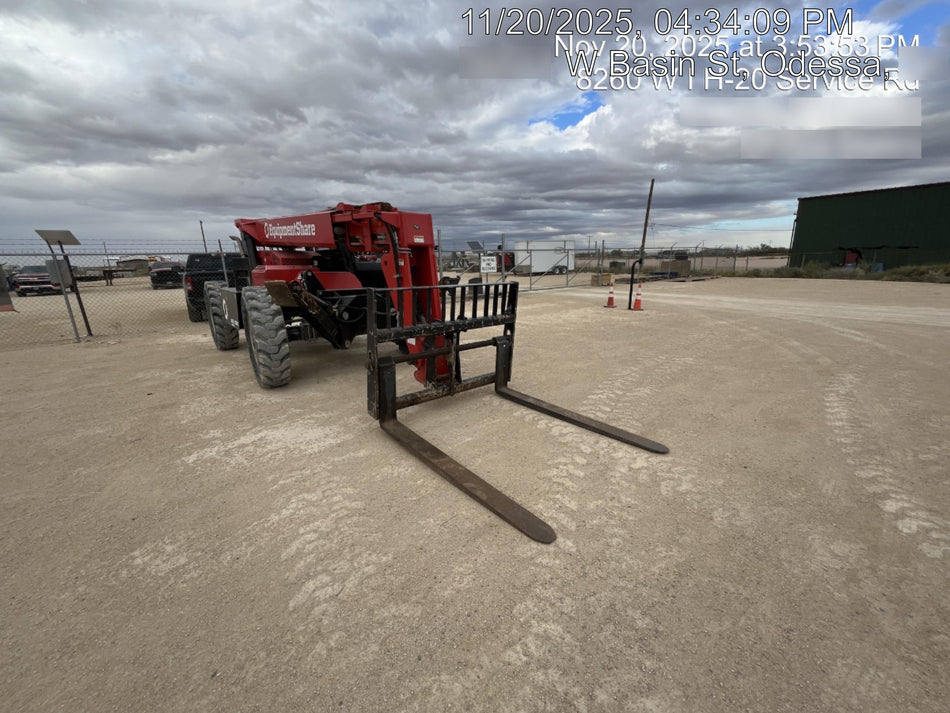 2019 Manitou 12042 Canopy, 120 HP , Solid Tires, Work Lights, Lift Hook, Auxiliary Hydraulics 66" Carriage and 60" Forks