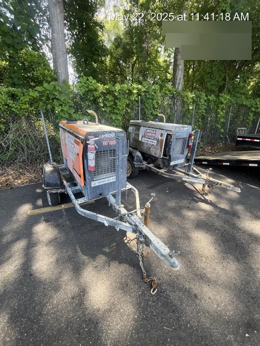 2022 Lincoln Electric LE400 Kubota V1505, Trlr, Cable Rack, Light Kit, ES Decals, T3