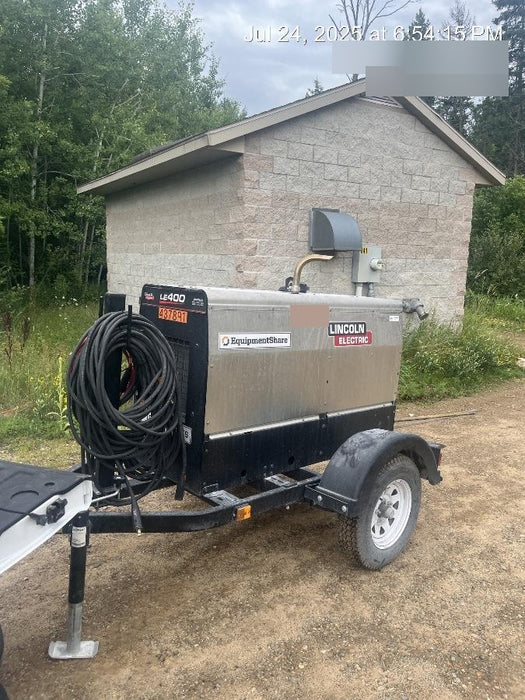 2024 Lincoln Electric LE400 Kubota V1505, Trlr, Cable Rack, Light Kit, ES Decals, T3