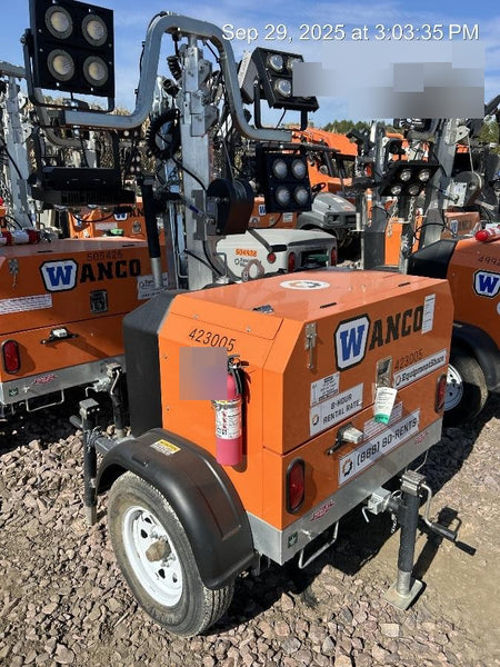 2024 Wanco WLTT-4MM4K Diesel, Deep Sea Controller, Shore Power Plug, Auto Start, (4) 350W LED Floodlights, 4kW Generator, 60 Gal Fuel Tank, 2" Ball, T3