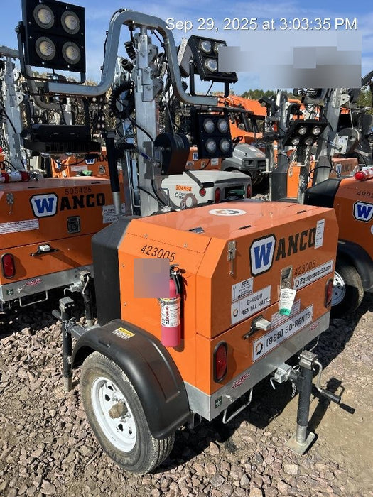 2024 Wanco WLTT-4MM4K Diesel, Deep Sea Controller, Shore Power Plug, Auto Start, (4) 350W LED Floodlights, 4kW Generator, 60 Gal Fuel Tank, 2" Ball, T3