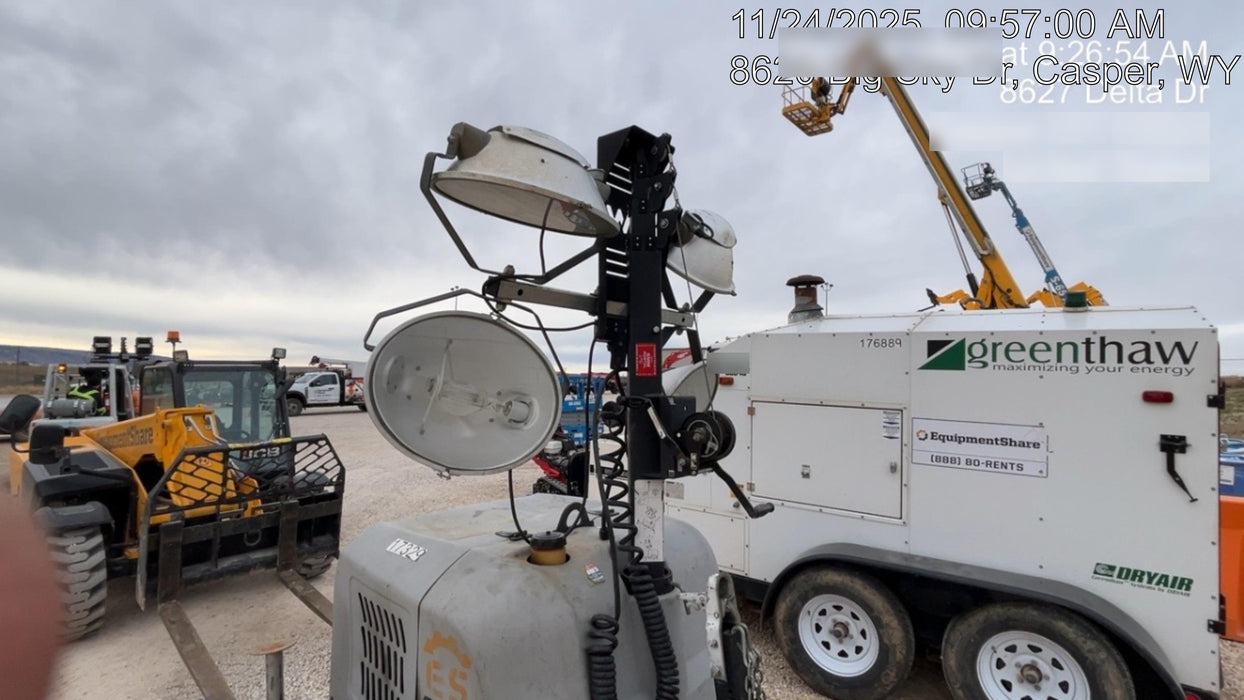 Wacker Neuson LTV6K-MH Wacker Neuson LTV6K Mobile Light Tower w/Fuel Level Sensor Installed