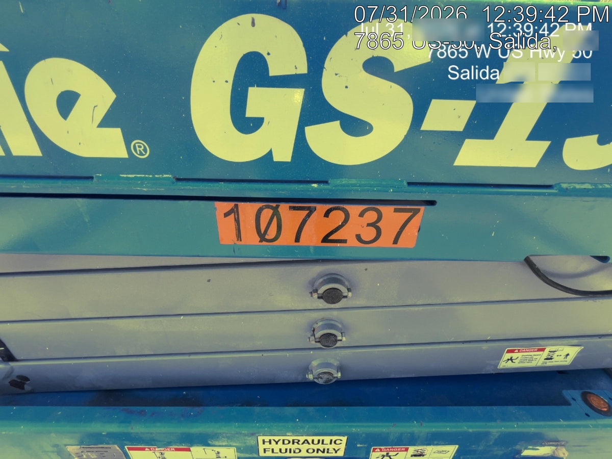 2020 Genie GS-1930 Solid Non Marking Tires, Beacon, Folding rails with half height swing gate, 800W Inverter