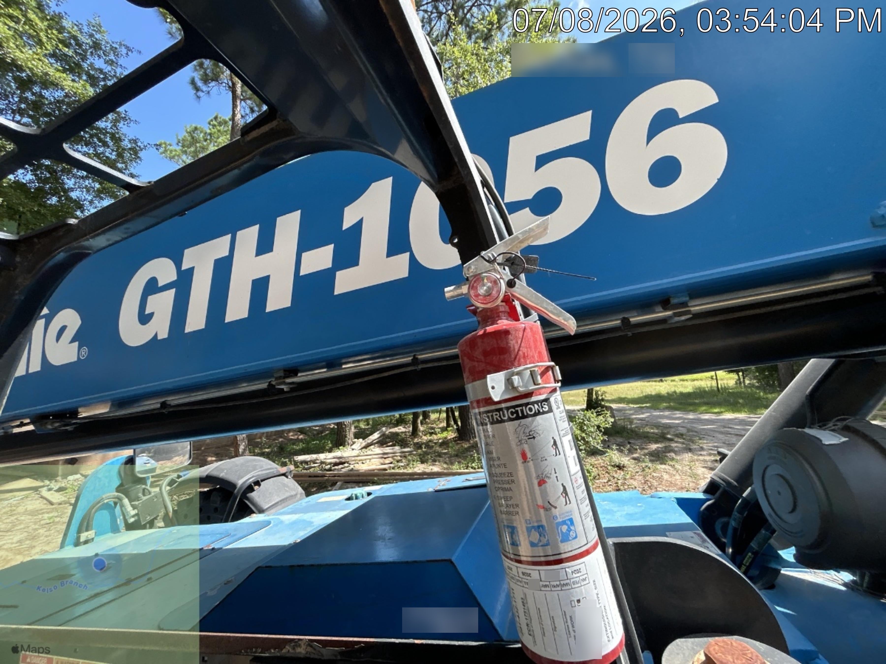 2017 Genie GTH-1056 Genie GTH1056, Solid Tires, 60" carriage, Open ROPS